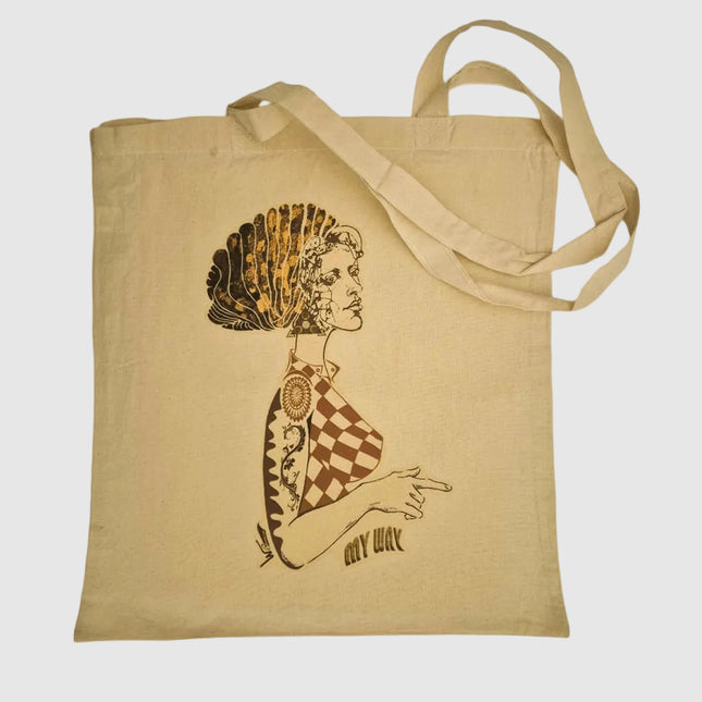 Tote Bag imprimé Louise - Insoumise sans chichi