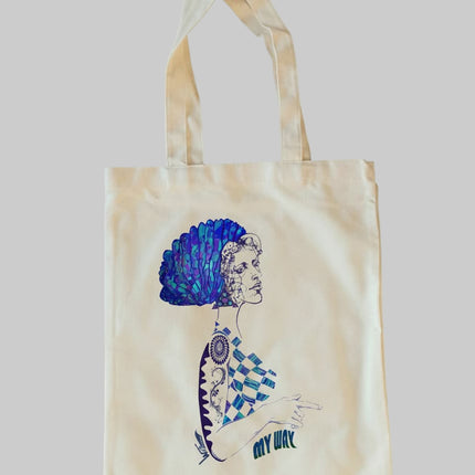 Tote Bag imprimé Louise - Insoumise abyssale