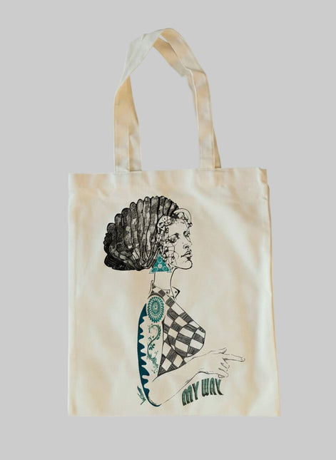 Tote Bag imprimé Louise - Insoumise boréale