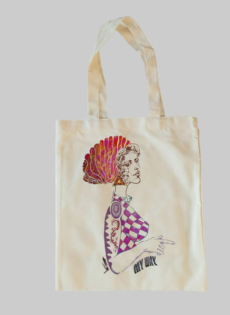Tote Bag imprimé Louise - Insoumise éclatante