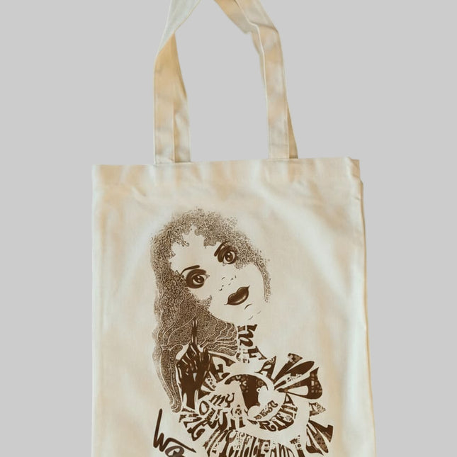 Tote Bag imprimé Sasha - Rebelle intemporelle