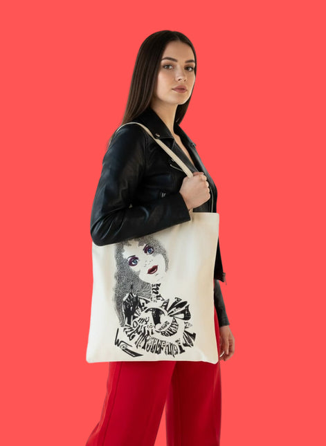 Tote Bag imprimé Sasha – Rebelle & Élégante