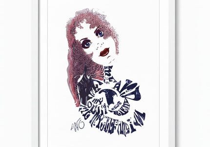 Affiche art Sasha Rebelle et magnétique | Dessin WO