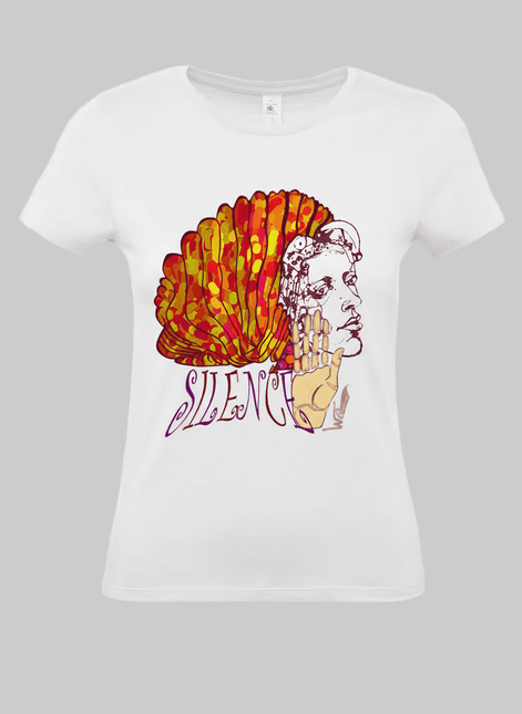 Tee-shirt femme Jade - Silence éclat feu