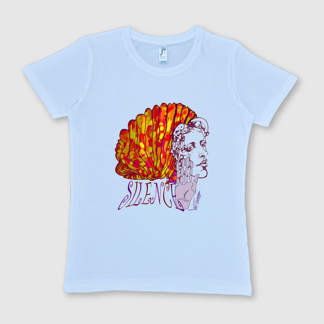 Tee-shirt femme Jade - Silence éclat feu
