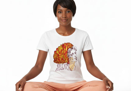 Tee-shirt femme Jade - Silence éclat feu