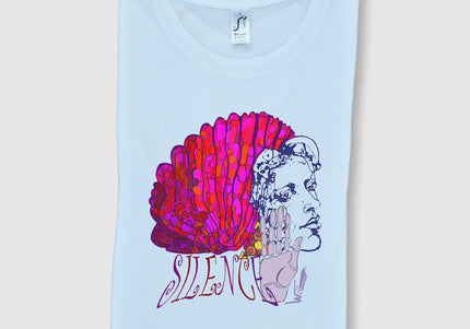 T-shirt femme graphique Jade - Illustration féminité affirmée par WO Design - Mode originale et créative
