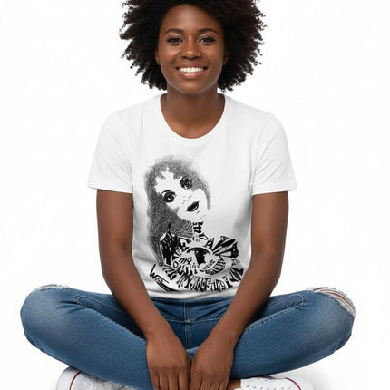 Tee-shirt femme Sasha - Rebelle et ténébreuse