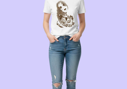 Tee-shirt femme Sasha Rebelle intemporelle vue face - Design vintage WO
