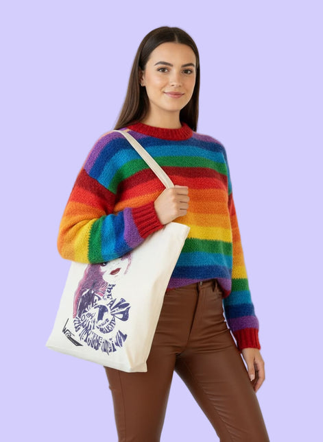 Tote bag imprimé Sasha - Rebelle et magnétique