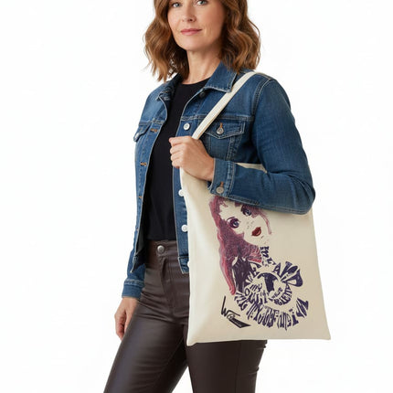 Tote bag imprimé Sasha - Rebelle et magnétique