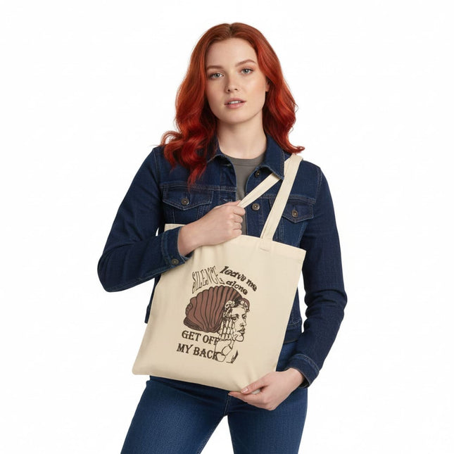 Tote bag Jade Silence intérieur - Sac cabas design artistique WO