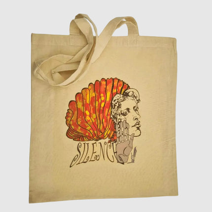 Tote Bag imprimé Jade - Silence éclat feu