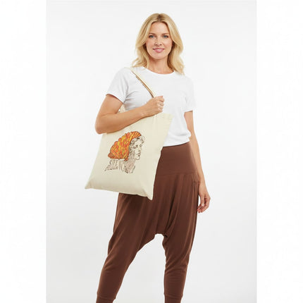 Tote Bag imprimé Jade - Silence éclat feu