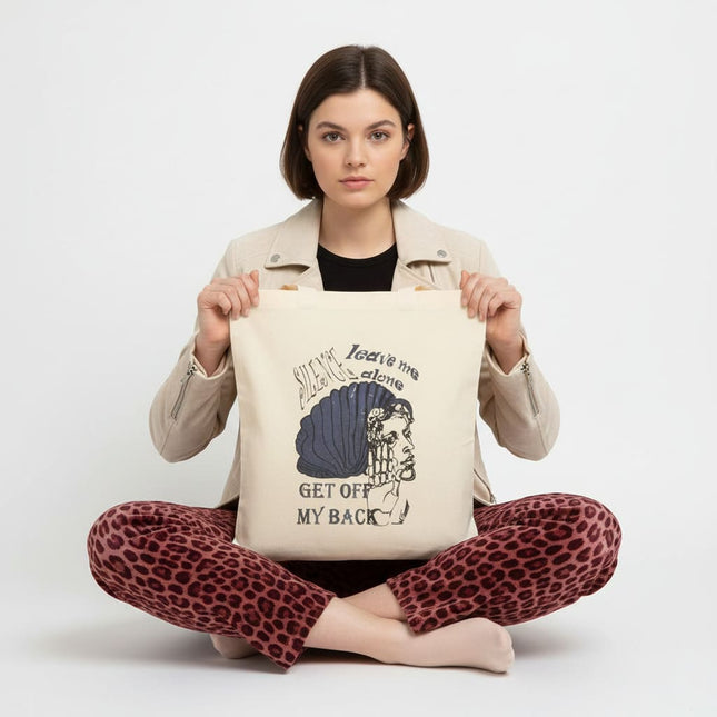 Tote bag femme imprimé Jade Murmure violet - Design WO