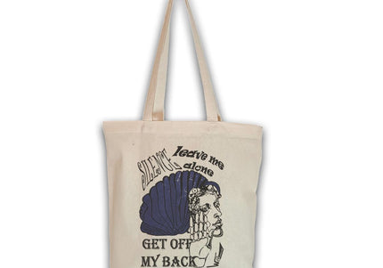 Tote bag original femme Jade Profond silence - Œuvre d'art portable bleu - Graphisme expressif WO