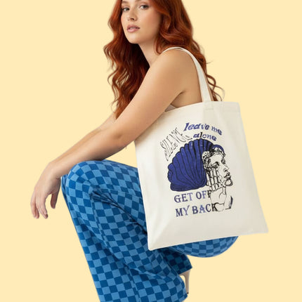 Tote Bag imprimé Jade - Profond silence