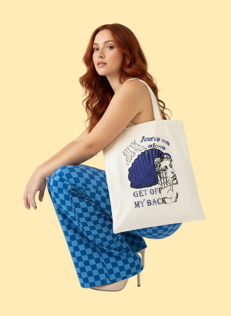 Tote Bag imprimé Jade - Profond silence