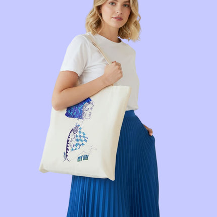 Tote Bag imprimé Louise - Insoumise abyssale