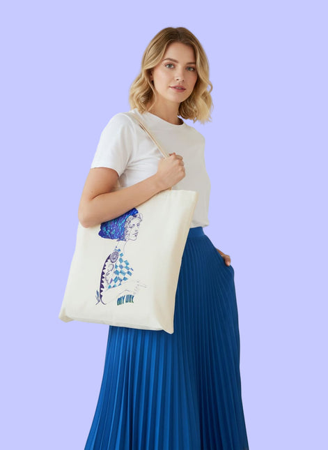 Tote Bag imprimé Louise - Insoumise abyssale