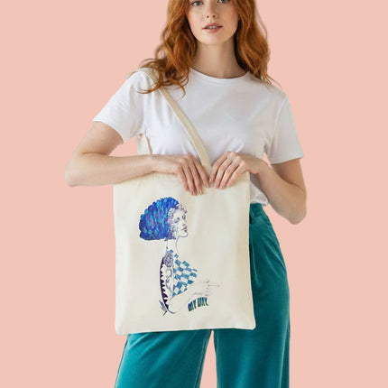 Tote Bag imprimé Louise - Insoumise abyssale