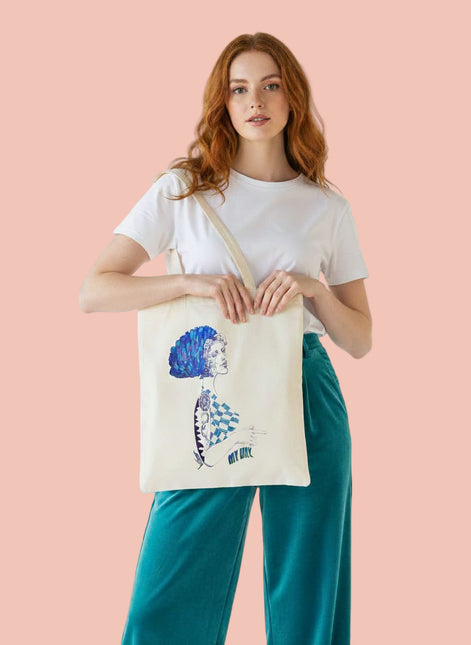 Tote Bag imprimé Louise - Insoumise abyssale