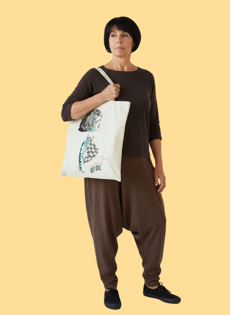 Tote Bag imprimé Louise - Insoumise boréale