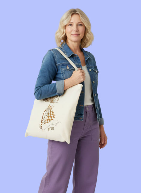 Tote Bag imprimé Louise - Insoumise sans chichi