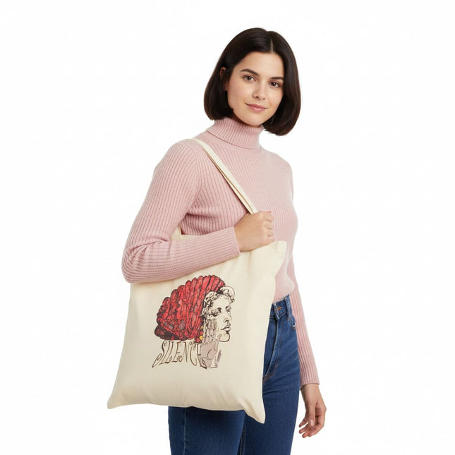 Tote bag Jade Silence vibrant - Sac en tissu design créatif WO