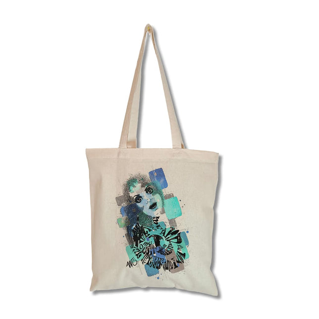 tote bag coton imprimé illustration Sasha Rebelle Intuitive WO sac design artistique