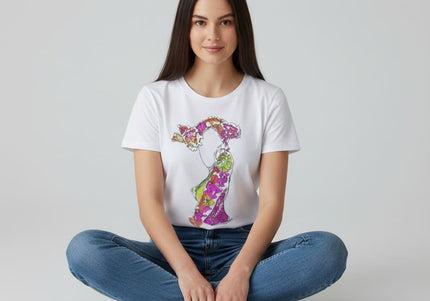 Détails t-shirt Nox l'empreinte naissante minimaliste - pop art WO