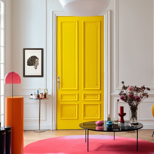 affiche femme design jade silence habité décoration murale contemporaine