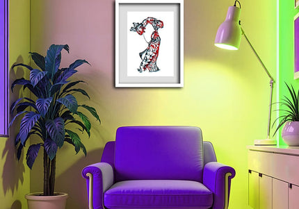 Poster Nox l'empreinte ardente A4 A3 imprimé en France - Affiche pop art WO