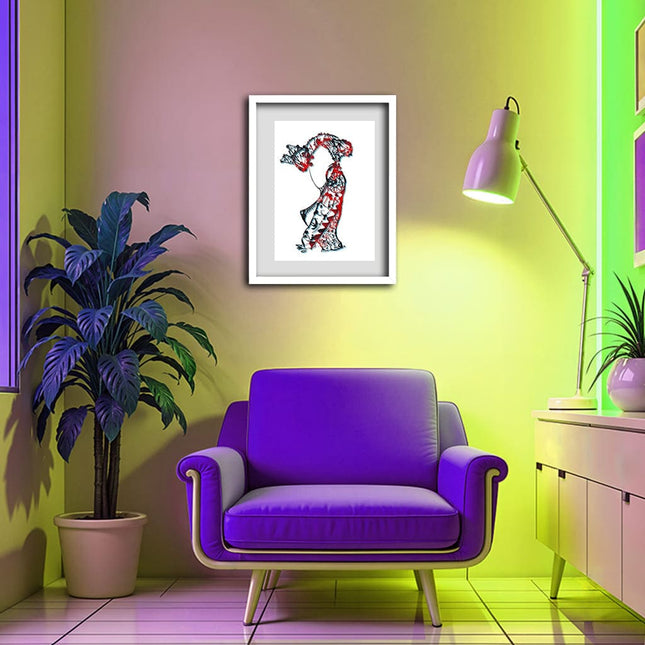 Poster Nox l'empreinte ardente A4 A3 imprimé en France - Affiche pop art WO