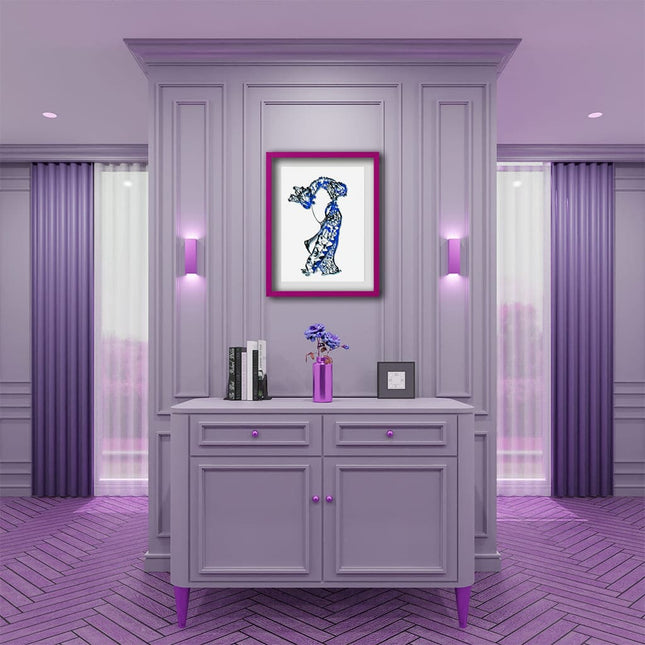 Poster Nox l'empreinte fluide A4 A3 imprimé en France - Affiche pop art WO