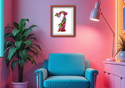 Poster Nox l'empreinte incandescente A4 A3 imprimé en France - Affiche pop art WO