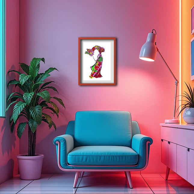 Poster Nox l'empreinte incandescente A4 A3 imprimé en France - Affiche pop art WO