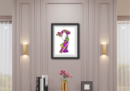 Poster Nox l'empreinte naissante A4 A3 imprimé en France - Affiche pop art WO
