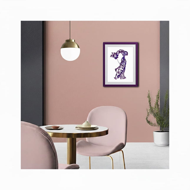 Poster Nox l'empreinte nocturne A4 A3 imprimé en France - Affiche pop art WO