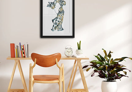 Poster Nox l'empreinte patinée A4 A3 imprimé en France - Affiche pop art WO