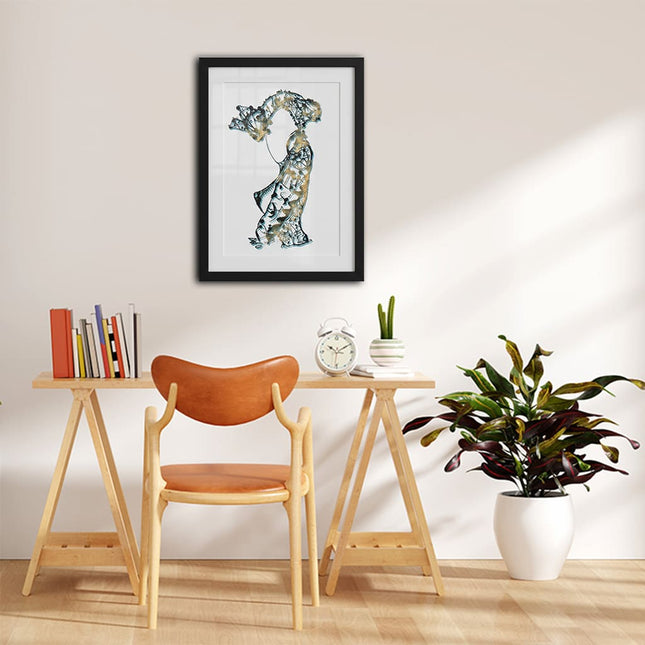 Poster Nox l'empreinte patinée A4 A3 imprimé en France - Affiche pop art WO