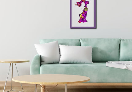 Poster Nox l'empreinte vibrante A4 A3 imprimé en France - Affiche pop art WO