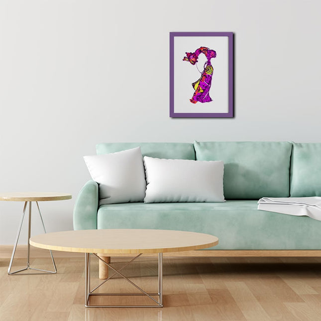 Poster Nox l'empreinte vibrante A4 A3 imprimé en France - Affiche pop art WO