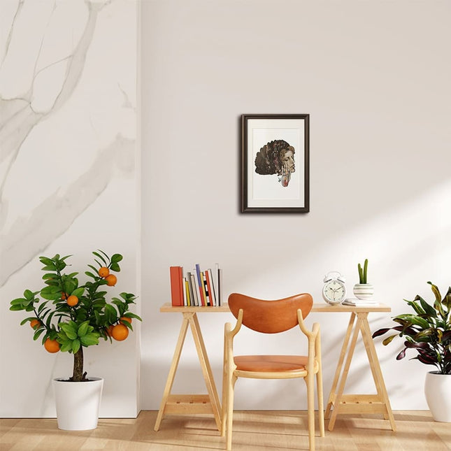 détail visage femme illustration jade silence habité dessin artistique WO