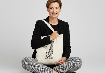 Sac fourre tout femme Nox l'empreinte persistante porté - Accessoire artistique WO