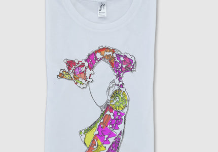T-shirt art Nox l'empreinte naissante - Création artistique graphique pop art WO