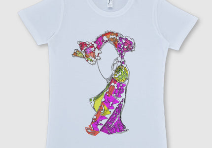 T-shirt imprimé Nox l'empreinte naissante femme coton - Design contemporain WO