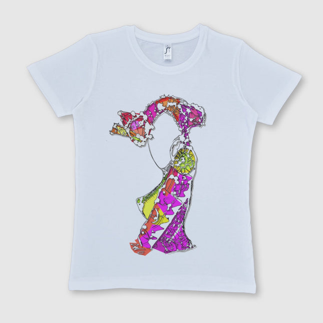 T-shirt imprimé Nox l'empreinte naissante femme coton - Design contemporain WO