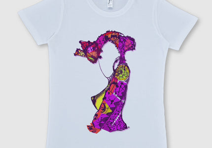 T-shirt imprimé Nox l'empreinte vibrante femme coton - Design contemporain WO
