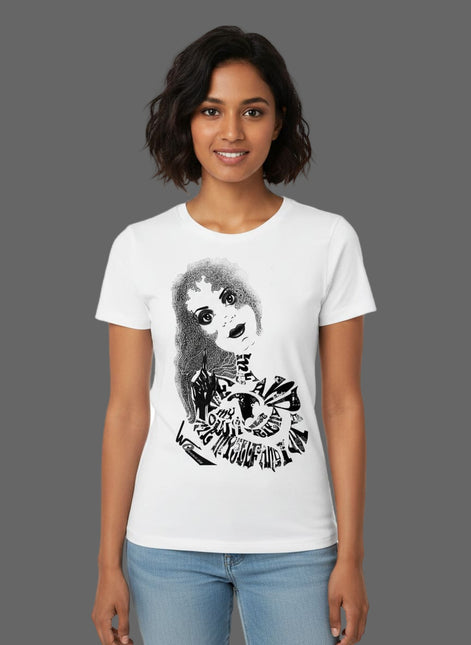 Sasha rebelle et ténébreuse debout - t-shirt femme WO